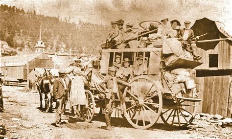 A few stage <b>lines</b> remained in service even later, on routes not reached by the railroads. . Stagecoach lines of the old west